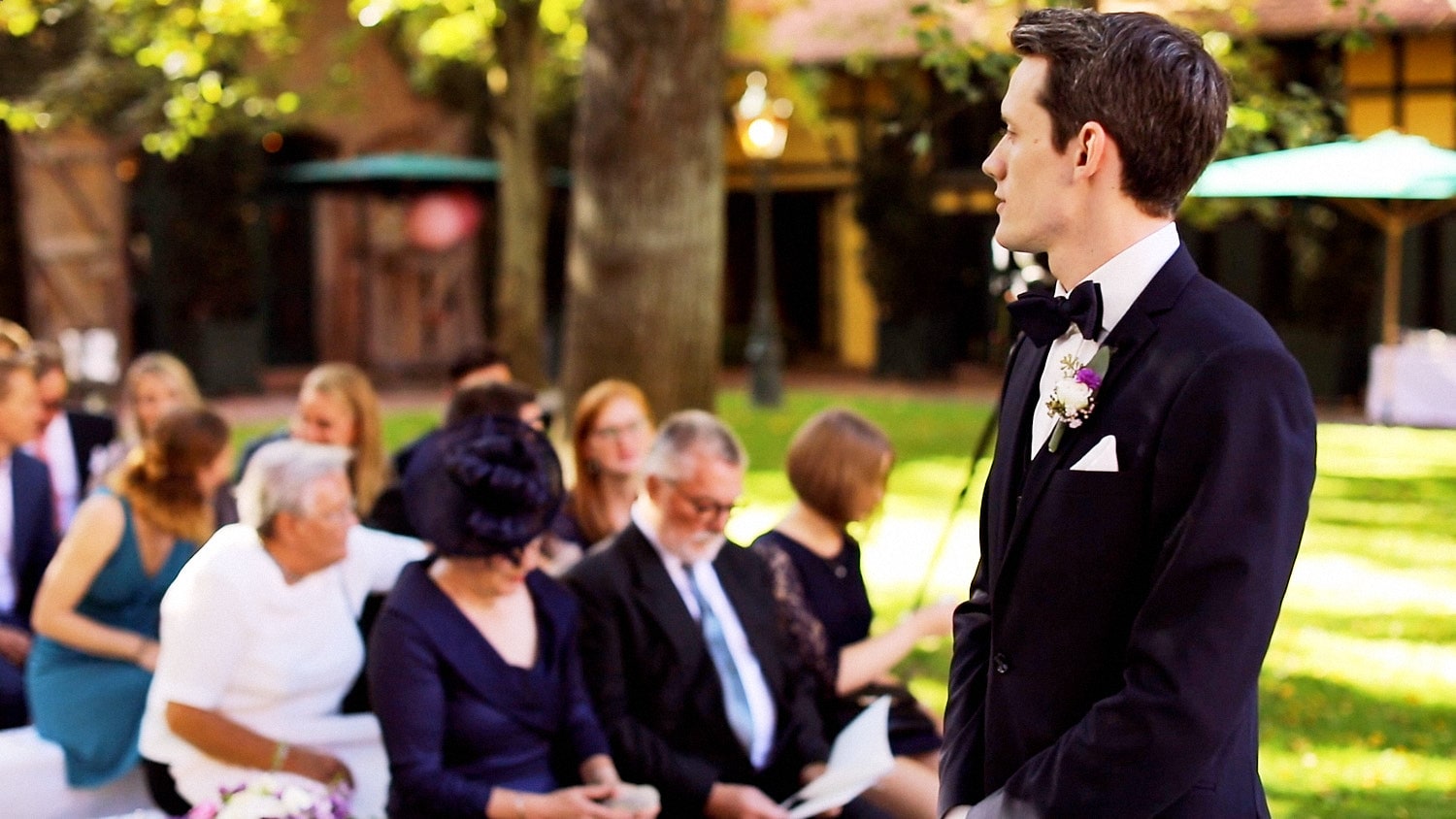 Hochzeit Hofgut von Hünersdorff Bräutigam