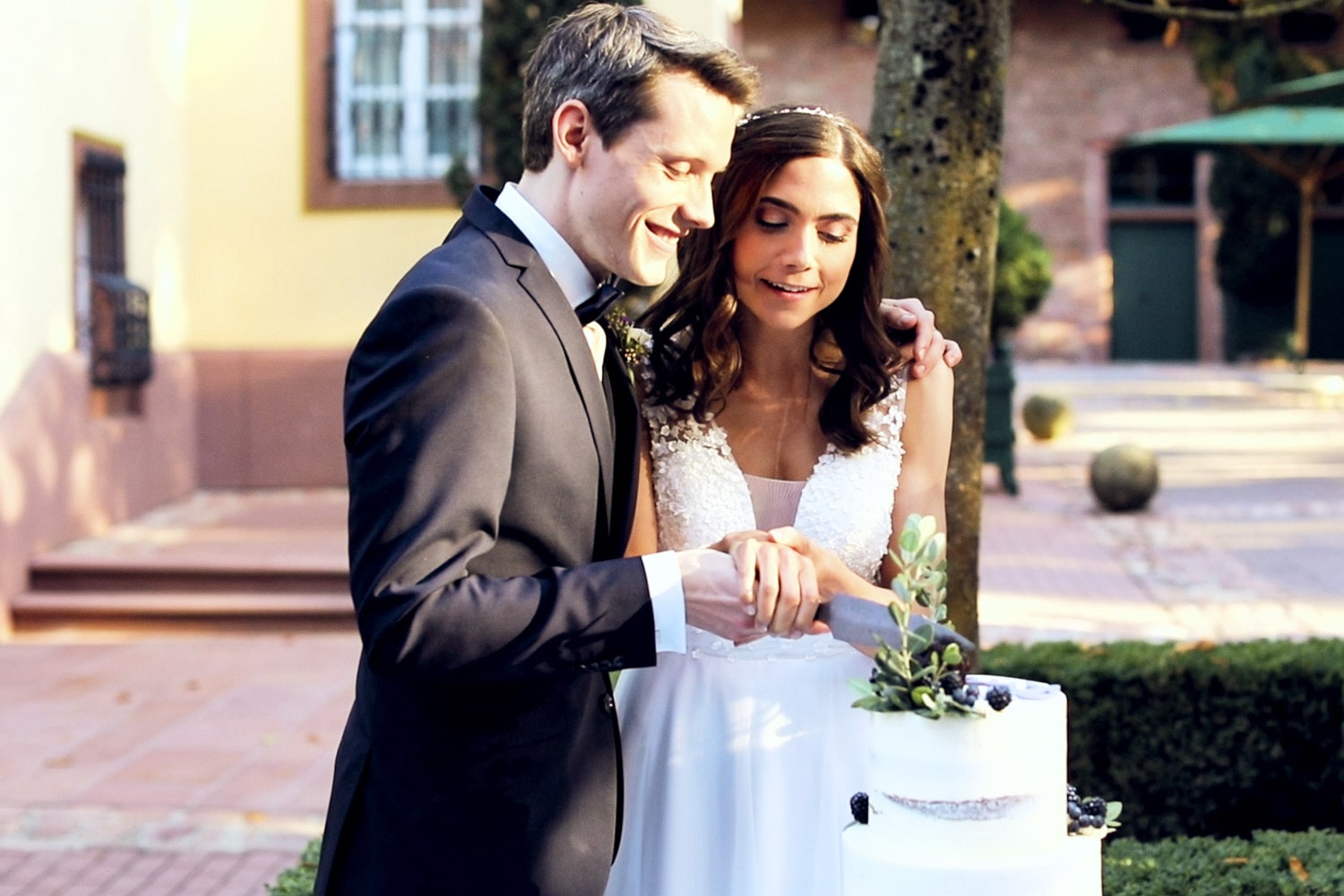 Hochzeit Hofgut von Hünersdorff Hochzeitstorte