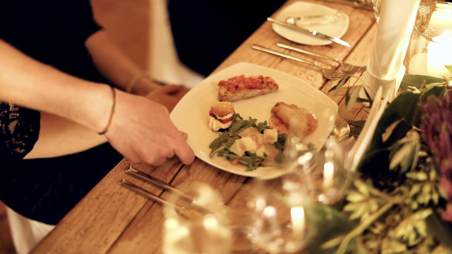 Hochzeit Hofgut von Hünersdorff Menü